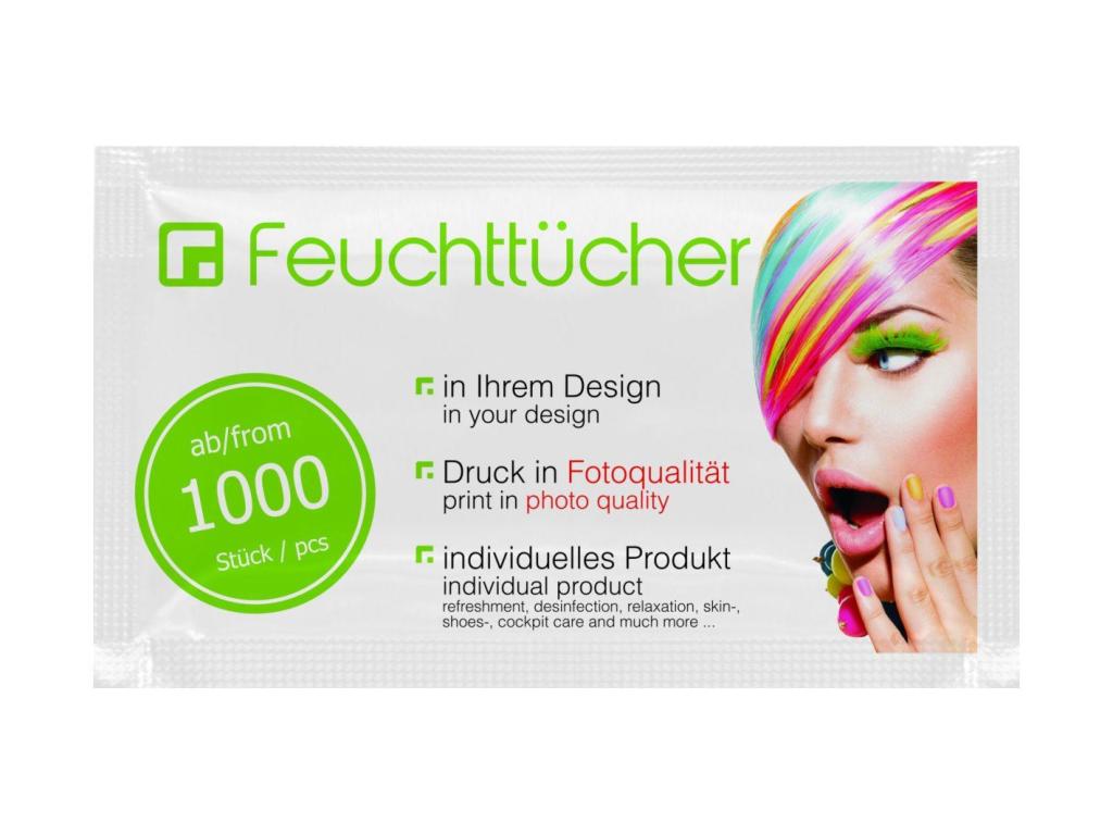 Multifunktion Feuchttücher ab 1.000 St. vollfarbig bedruckt