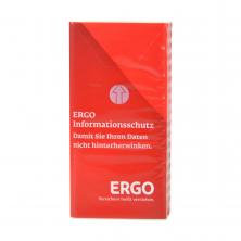 Papiertaschentuecher mit Logo Ergo Versicherungen mit extra weise Hinterlegung 